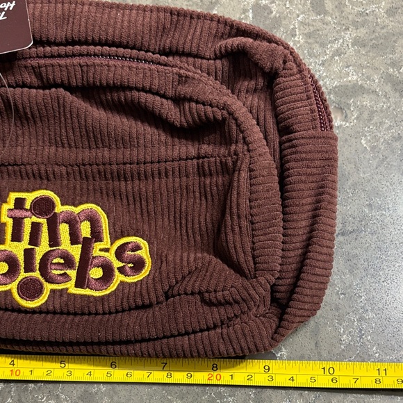Tim Hortons x Justin Bieber Brown Crossbody Bag - Picture 9 of 10